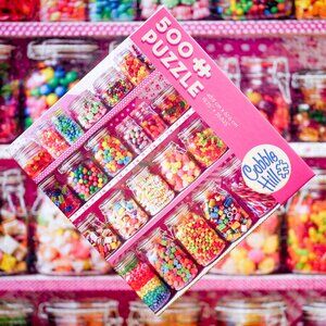 ADORABLE 🍭 Cobble Hill 🍬 "Candy Shelf" (500) Piece Jigsaw Puzzle